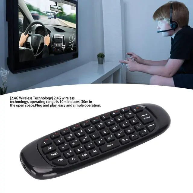 Alt view image 2 of 6 - Mini Keyboard and Mouse, Keyboard with Mouse Combo, Portable Keyboard Controller for PC, TV, HTPC, TV Box, for for Android, for OS X