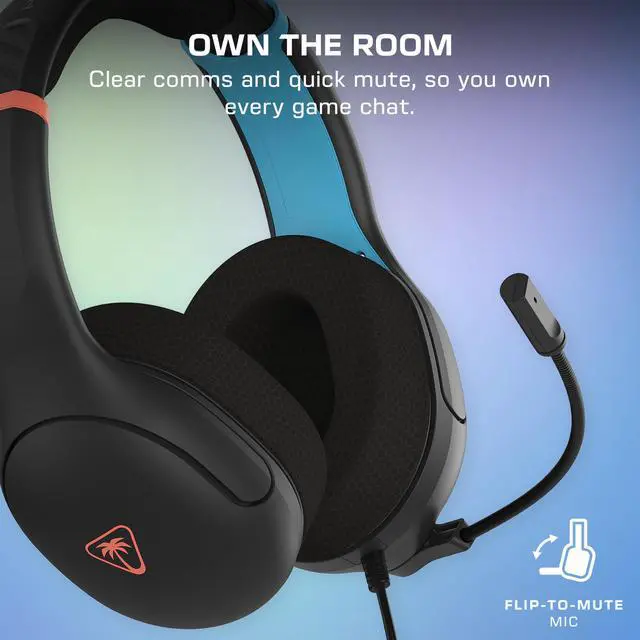 Alt view image 4 of 6 - Airlite Fit Wired Gaming Headset Officially Licensed for Nintendo Switch 2, Nintendo Switch, Durable, Lightweight, Charcoal Blue/Red