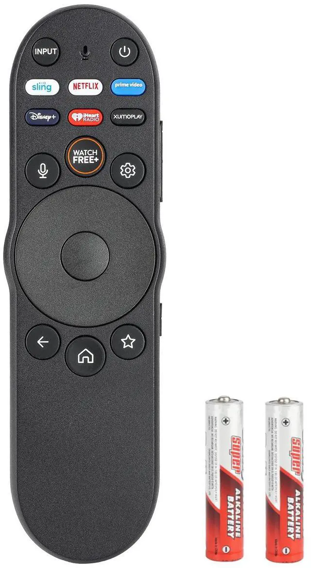 Main image of XRT270R XRT270 Voice Remote Control Compatible with Vizio Smart TV Smartcast 4K P-Series V-Series D-Series M-Series Replacement Controller with Netflix PrimeVideo Buttons with Batteries
