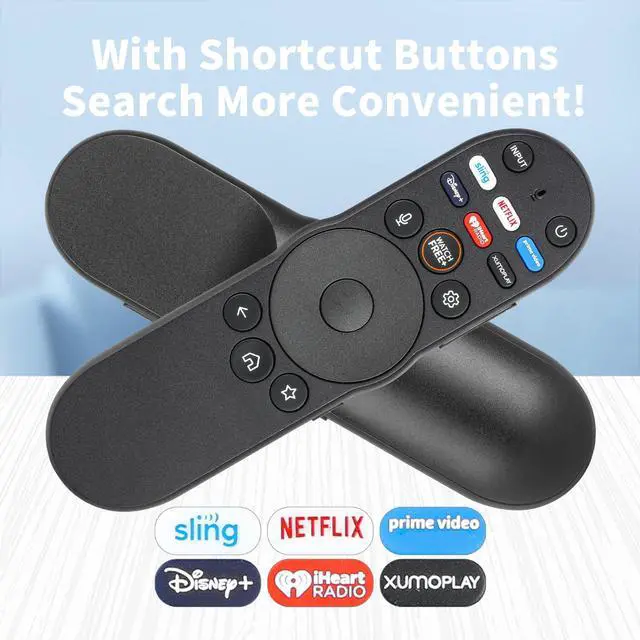 Alt view image 5 of 7 - XRT270R XRT270 Voice Remote Control Compatible with Vizio Smart TV Smartcast 4K P-Series V-Series D-Series M-Series Replacement Controller with Netflix PrimeVideo Buttons with Batteries