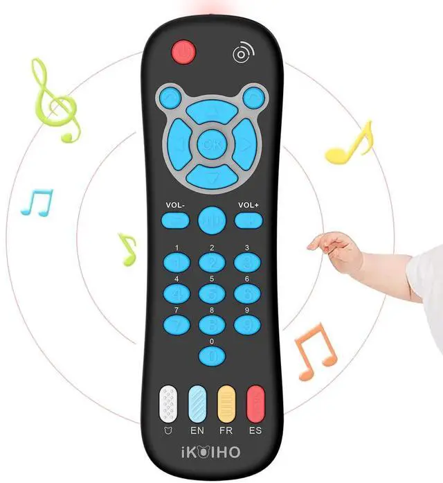 Main image of Baby Remote Control Toy for 1 Year Old Boys Girls Gifts Realistic Toddler TV Remote Toy with Music and Light Early Education Learning Toy Remote Kid Infant Baby Toys for 6 to 12 Months 12 to 18 Months
