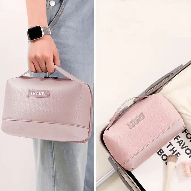 Alt view image 5 of 7 - Electronic Organizer Accessory Cable Organiser Bag Water-Resistant Travel Essentials Tech Pouch for Charger, Cables, Hard Drive, Power Bank, Memory Card (Pink)
