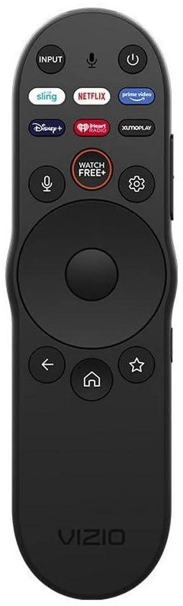 Main image of XRT270R Voice Remote Control Compatible with All VIZIO FHD, 4K, Quantum, Quantum Pro, P-Series, V-Series, QLED Smart TVs VQP75C-84 P75Q9-J01 M65Q6-L4 V506-J09, D32FM-K01, SMALL, BLACK