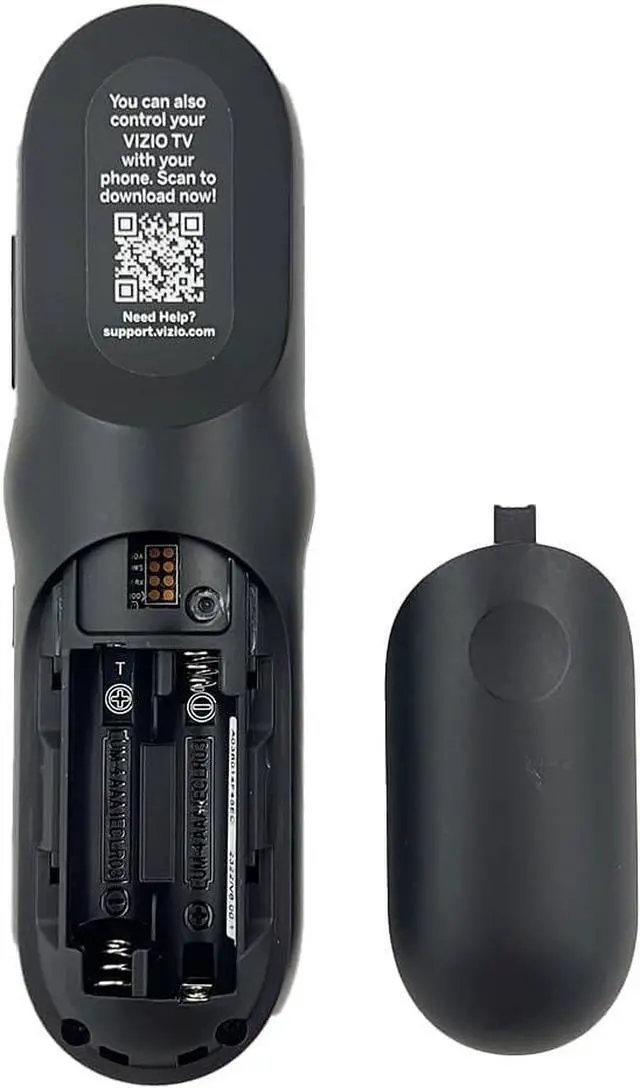 Alt view image 5 of 5 - XRT270R Voice Remote Control Compatible with All VIZIO FHD, 4K, Quantum, Quantum Pro, P-Series, V-Series, QLED Smart TVs VQP75C-84 P75Q9-J01 M65Q6-L4 V506-J09, D32FM-K01, SMALL, BLACK