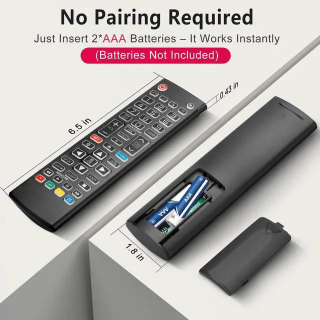 Alt view image 7 of 7 - Backlit Remote for LG Smart TV, Universal Replacement for All LG TV Remote Control for Easy Nighttime Use.1-Year Warranty.