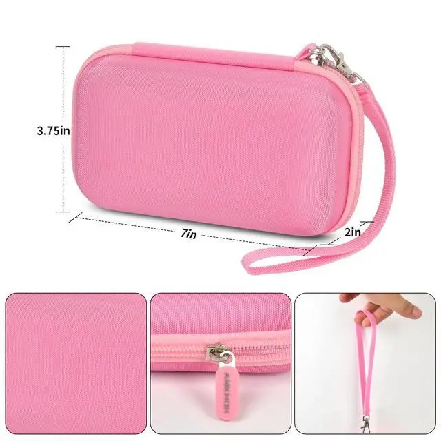 Alt view image 3 of 7 - Portable Bank Charger Case for Charmast for VRURC for OHOVIV for SABANI for YILANS for CFIAI for LOVELEDI for RGVOTA for Miday for RONEGN for POIYTL for IAPOS Fast Charging Battery (Pink)