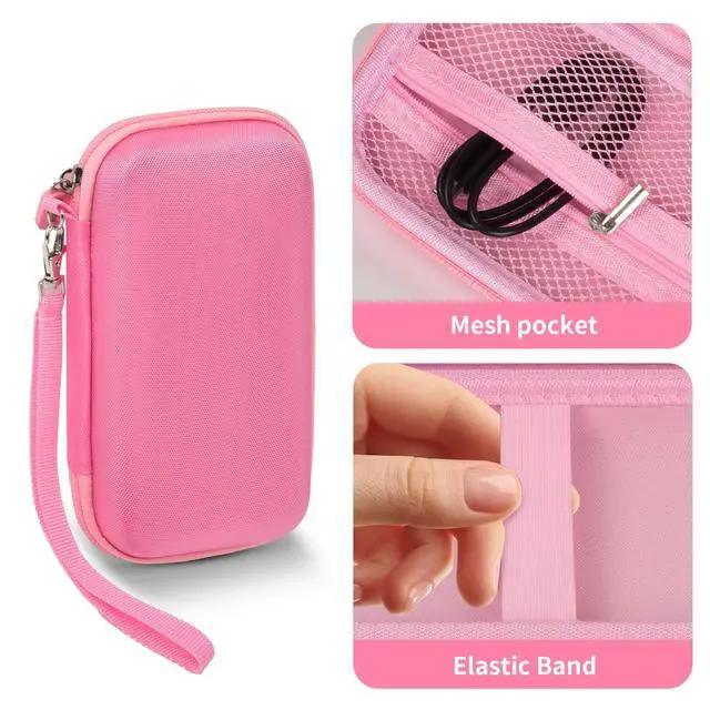 Alt view image 4 of 7 - Portable Bank Charger Case for Charmast for VRURC for OHOVIV for SABANI for YILANS for CFIAI for LOVELEDI for RGVOTA for Miday for RONEGN for POIYTL for IAPOS Fast Charging Battery (Pink)