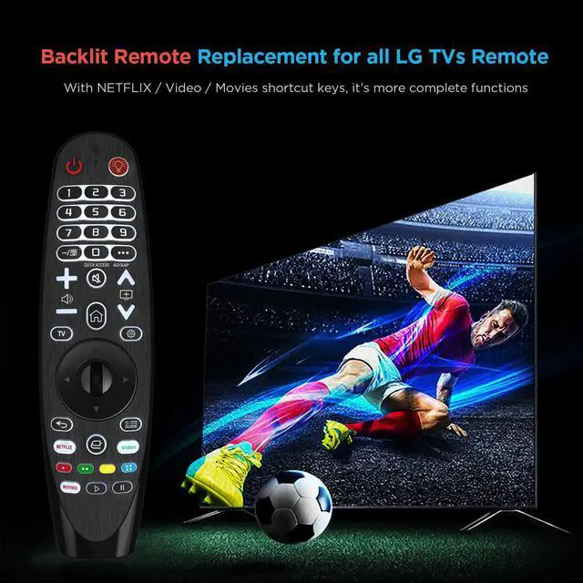 Alt view image 2 of 7 - Universal Backlit Remote Control for LG Smart TV Magic Remote Compatible with All Models of LG TV (NO Voice Function No Pointer Function)