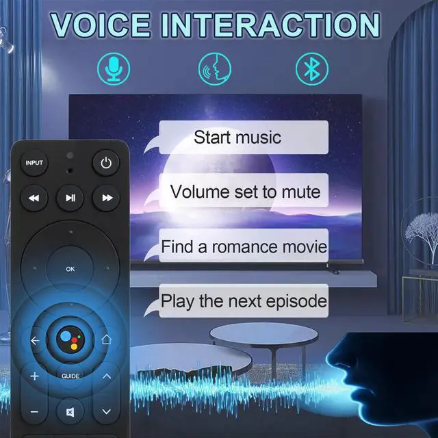 Alt view image 3 of 7 - ASK-STI6220 Voice Remote Control Compatible with Verizon Stream TV, JKZTJOF Remote Fit for Verizon Stream TV Soundbar Pro Remote Control