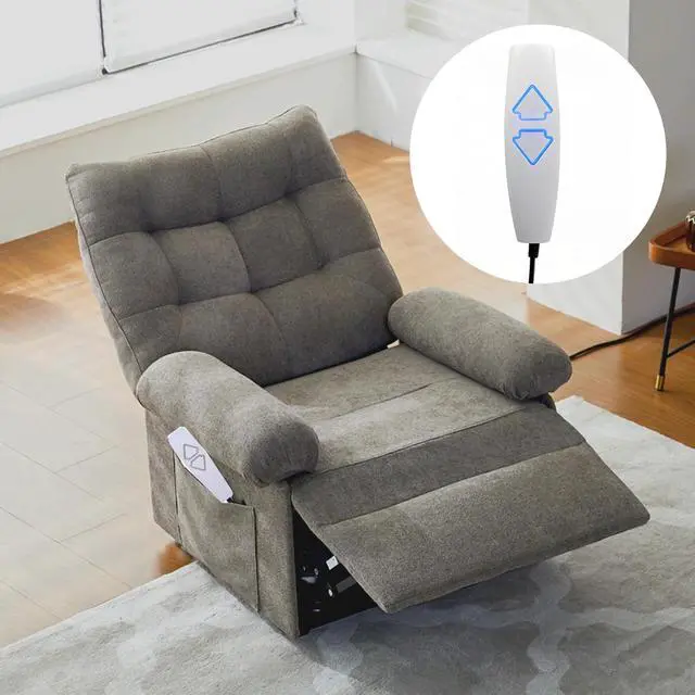 Alt view image 7 of 7 - Lift Chair Remote Replacement, 5 Pin 2 Lighted Button Hand Control with 6Ft Cord for Power Lift Recliner Chairs Accessories, Recliner Control Replacement Parts