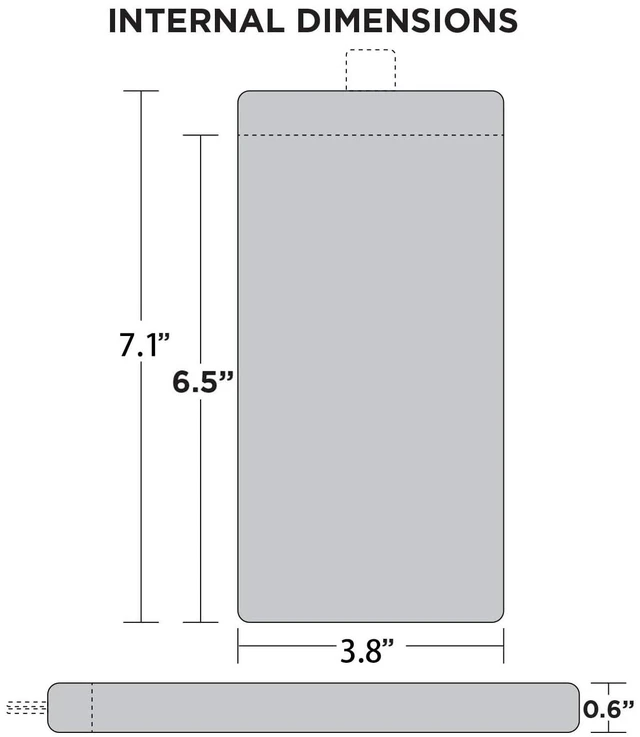 Alt view image 7 of 7 - Thermal Phone Case,Prevent OVERHEATING in The Sun, Prevent Lower Temperatures to Extend Battery Life, for iPhone 13Pro/14/14 Pro/15/15Pro/Samsung Galaxy and Similar Sized Phones-Silver