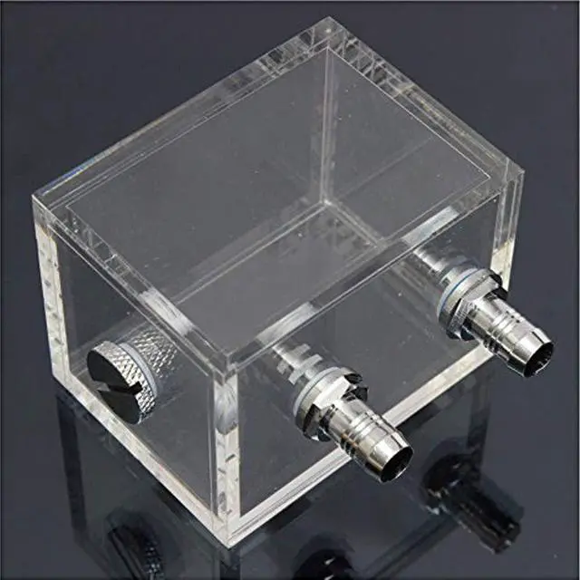 Alt view image 2 of 3 - 200ml Acrylic Water Tank Cooler Water Cooling Radiator Pc CPU WaterBlock