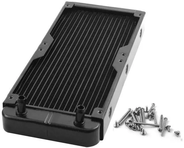 Main image of 18 Pipe Aluminum Computer Radiator Heat Exchanger 270mm x 120mm for PC CPU Water Cool System 240mm(A)