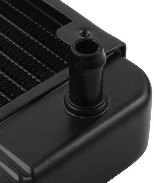 Alt view image 2 of 4 - 18 Pipe Aluminum Computer Radiator Heat Exchanger 270mm x 120mm for PC CPU Water Cool System 240mm(A)