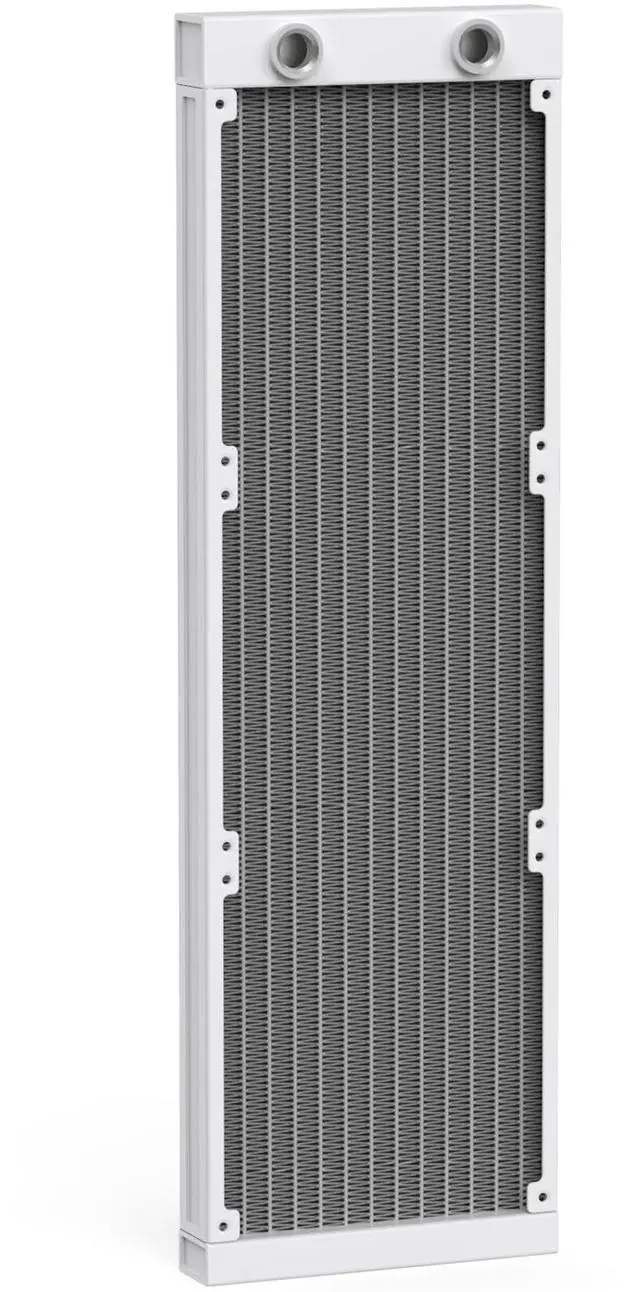 Main image of Water Cooling Radiator, 12 Pipe G1/4 Thread Heat Row Radiator 12 Pipe Aluminum Heat Exchanger Radiator for PC CPU Computer Water Cool System 360mm White