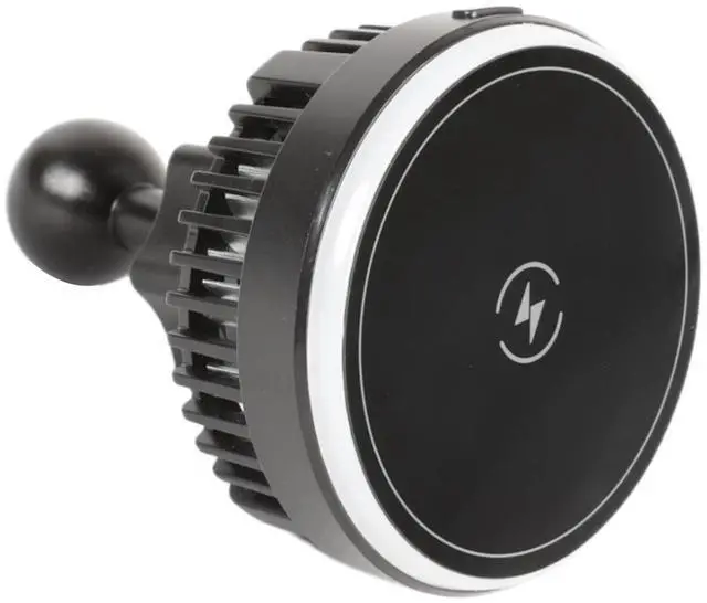 Main image of Magnetic Wireless Charging Phone Holder with 20mm Ball for MagSafe, Compatible with Bulletpoint Mounting Solutions, 15W Fast Charger with TEC & Fan Dual Cooling for iPhone 17/16/15/14/13/12 Series