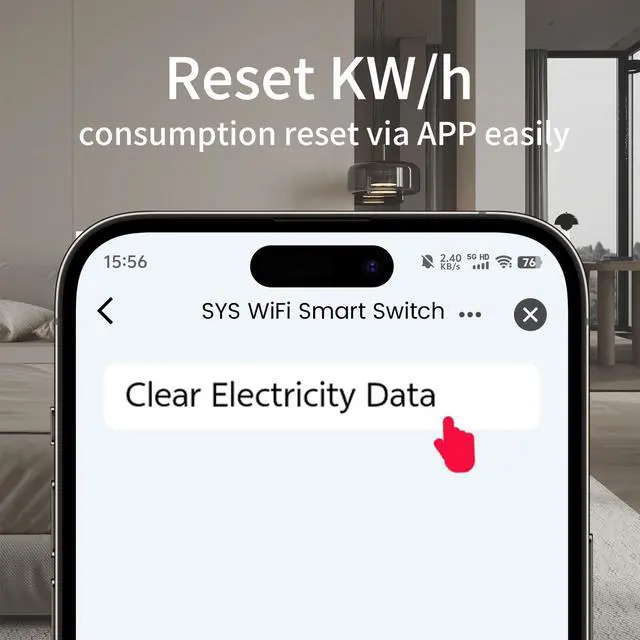 Alt view image 7 of 7 - Smart Wifi Switch, 1P+N AC90-240V 1-50A, Smart Life/Tuya APP Remote Control, with Power Monitoring, Export/Clear Power Data, DIN Rail Mounted, with LCD Display, Recloser Function, FCC Certified