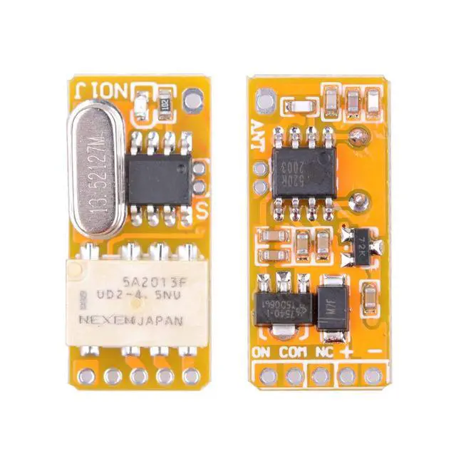 Alt view image 2 of 7 - 3.7-12V Wireless Remote Control Switch Mini Small PCB 433mhz RF Transmitter,3V -12V Battery Power Circuit Micro Controller for DIY