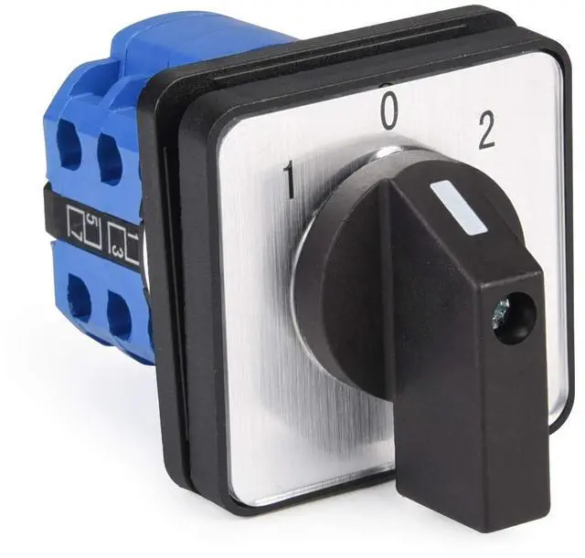 Main image of Changeover Selector Switch 3 Position 440V Universal Rotary Cam Selector (20A 8 Terminal)