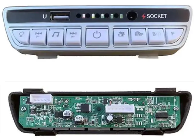 Main image of 12V Children's Electric Vehicle Power Supply Central Control Switch Multi-Function Bluetooth Connection Music Power Supply Display Circuit Board Center Panel Electric Toy Car Replacement Parts