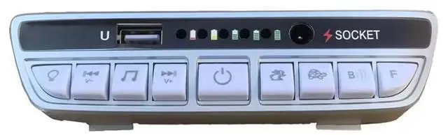 Alt view image 2 of 4 - 12V Children's Electric Vehicle Power Supply Central Control Switch Multi-Function Bluetooth Connection Music Power Supply Display Circuit Board Center Panel Electric Toy Car Replacement Parts
