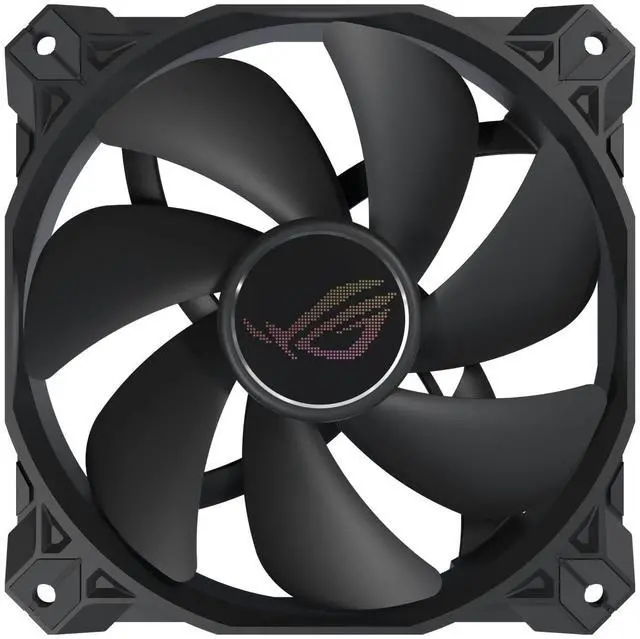 Main image of ROG Strix XF120 Whisper-Quiet, High Air Flow, 4-pin PWM Fan for PC Cases, Radiators or CPU Cooling (120mm, up to 400,000 Hours lifespan, Magnetic-Levitation, 1800RPM), 5 Year Warranty