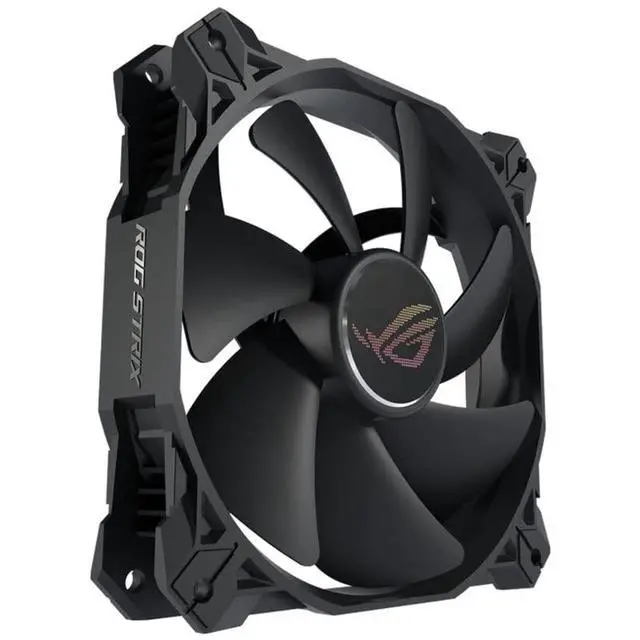 Alt view image 4 of 6 - ROG Strix XF120 Whisper-Quiet, High Air Flow, 4-pin PWM Fan for PC Cases, Radiators or CPU Cooling (120mm, up to 400,000 Hours lifespan, Magnetic-Levitation, 1800RPM), 5 Year Warranty