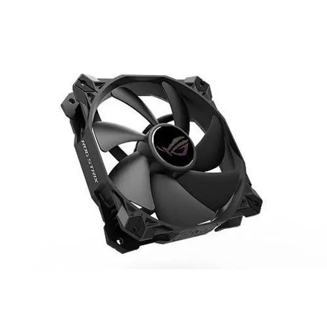 Alt view image 5 of 6 - ROG Strix XF120 Whisper-Quiet, High Air Flow, 4-pin PWM Fan for PC Cases, Radiators or CPU Cooling (120mm, up to 400,000 Hours lifespan, Magnetic-Levitation, 1800RPM), 5 Year Warranty