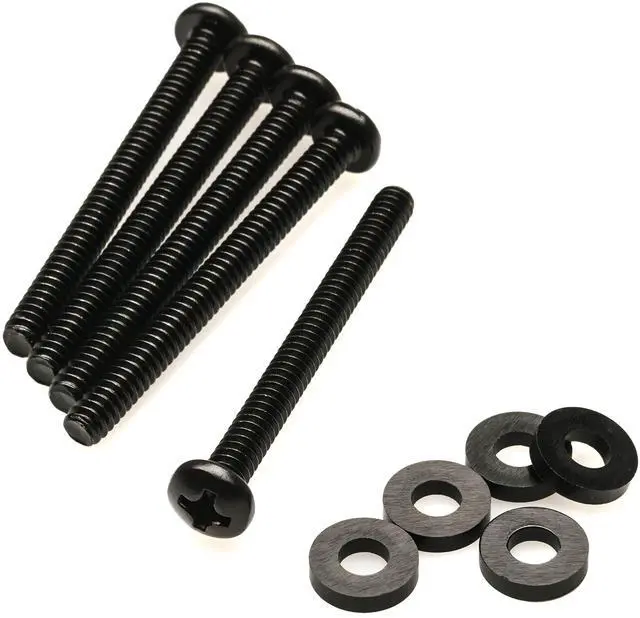 Main image of 6-32 UNC Extra Long 1-1/2" (37mm) Computer Radiator Fan Screws Set for 25mm and 30mm Fans - 20 Screws and 20 Washers
