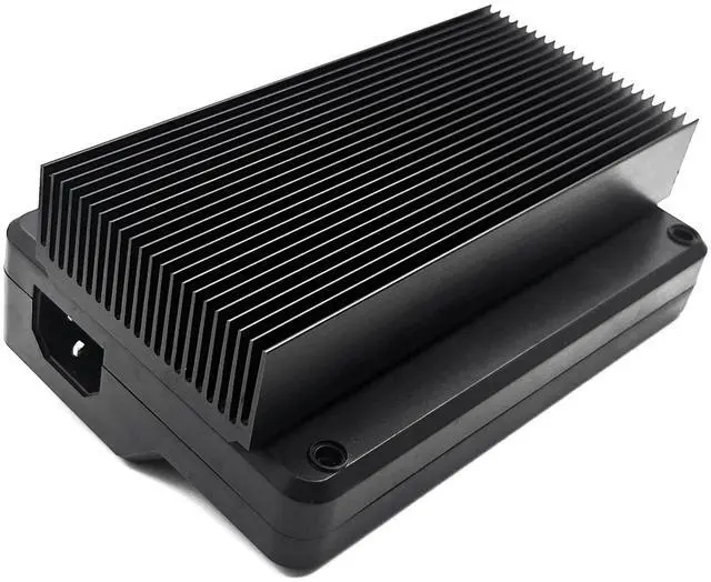 Alt view image 3 of 5 - 150mm Aluminum Large Heatsink 5.91''x2.72''x1.06'' inch/150x69x27mm Heat Sink Cooling Oxidized Radiator Plate 22 Fin for Computer Electronics LED PCB Power Charger Amplifier