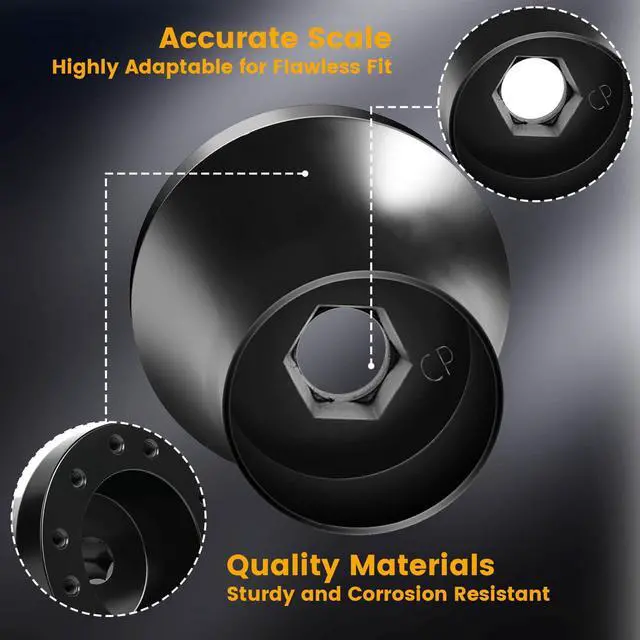 Alt view image 5 of 7 - Club Car Steering Wheel Adapter Hub for Club Car Precedent/Tempo/Onward Golf Carts with 5-6 Holes Golf Cart Steering Wheel