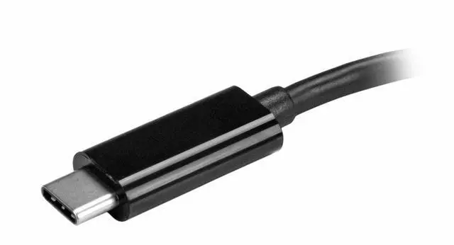 Alt view image 4 of 4 - 4-Port USB-C Hub - USB-C to 4x USB-A Hub Adapter - Mini USB 2.0 Hub - Bus-powered USB Type-C Port Expander (ST4200MINIC)