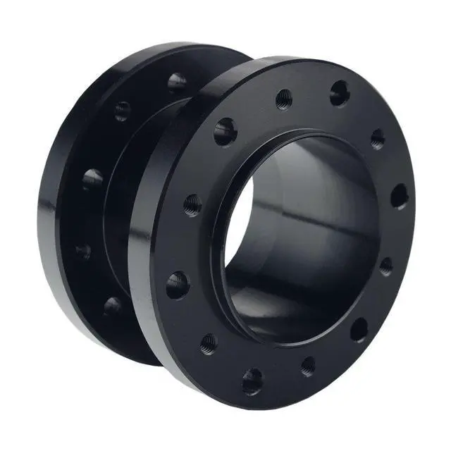 Alt view image 2 of 5 - 5cm Black Height Aluminium Steering Aluminum Spacer for Aftermarket Steering Wheel Hub Adapter Boss Kit