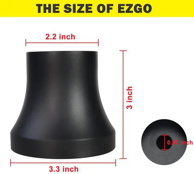 Alt view image 4 of 7 - Golf Cart Steering Wheel Adapter, Steering Wheel Adapter Hub for EZGO TXT and EZGO RXV Golf Cart Models