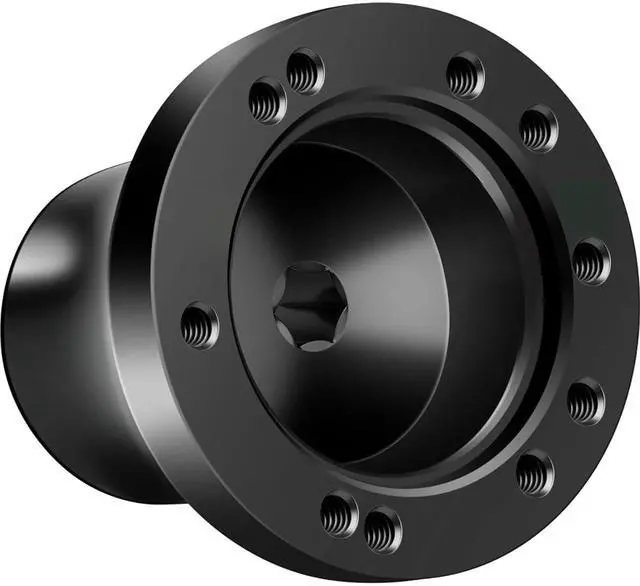 Main image of Club Car Precedent Golf Cart Steering Wheel Adapter Hexagon Shape Fit for Club Car Precedent/Tempo/Onward Golf Carts Mounting Hub Durable Aluminum, Fits 5/6 Hole Golf Cart Steering Wheel