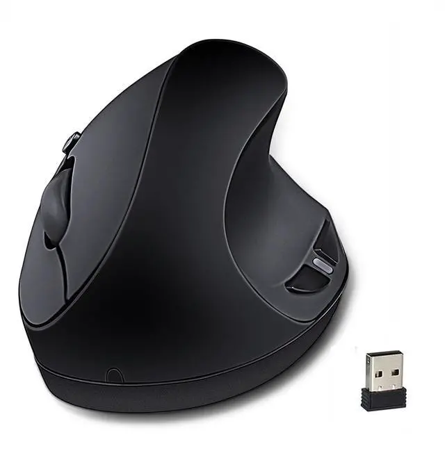 Main image of Ergonomic Wireless Mouse,Vertical Mouse 2.4GHz Optical Mice with Adjustable DPI for Carpal Tunnel Right Hand,Black