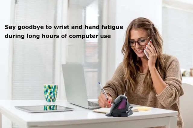 Alt view image 4 of 7 - Wireless Mouse Large Angle Adjustable Ergonomic Vertical Upright Carpal Tunnel Ergo Right Hand 6 buttons USB Optical Mice for PC Laptop Computer Gift,3600 DPI,Removable Palm Rest,RGB Light