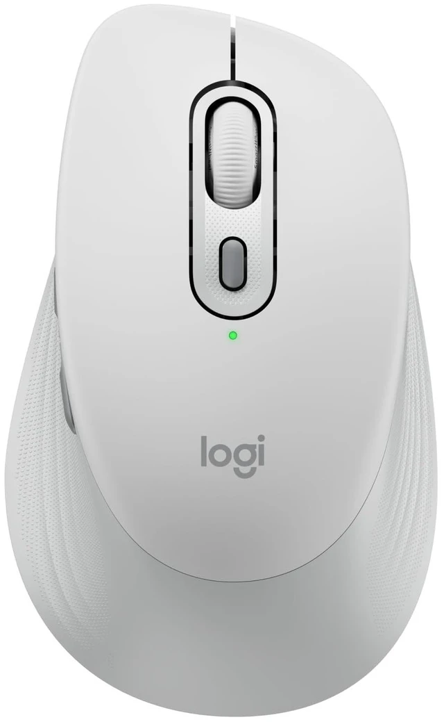 Main image of Logitech Signature Comfort M840 L Wireless Mouse Bluetooth - Off White | Bluetooth, SmartWheel, customizable buttons, multi-device, for Windows, MacOS, iPadOS