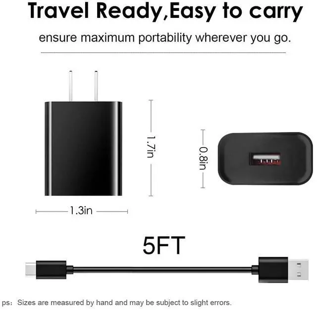 Alt view image 5 of 5 - Fast USB Type C Charger for Android 10 11 12 13 14 Tablet, Cwowdefu,Dreamtab,ONN,Aocwei,Byybuo,Asus, New Amazon Kindle 2024 11th 12th Fire 7, HD 8 10 Max 11 ProLG/Samsung Galaxy Tablet Charging Cable