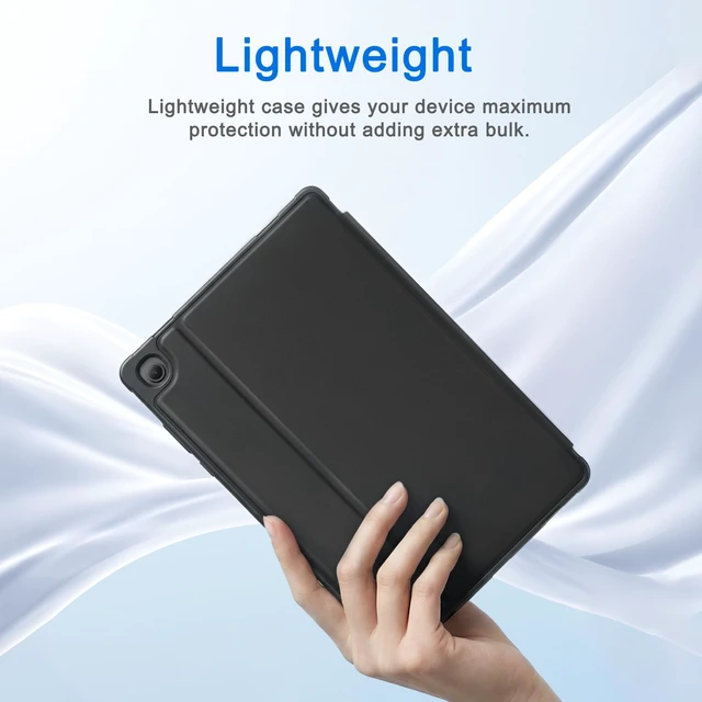Alt view image 7 of 7 - Case for Samsung Galaxy Tab A11+ Plus 11" 2025,Black | Multi-Viewing Angles, All New PU Leather Folio Stand Cover with Auto Sleep Wake Feature for Samsung Galaxy Tab A11+ Tablet