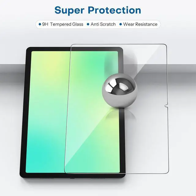 Alt view image 4 of 7 - 3 Pack Screen Protector for Samsung Galaxy Tab A11 Plus (A11+)/A9 Plus (A9+) 5G 11 Inch 2025/2023, Case Friendly Tempered Glass Tablet Film, Anti Scratch, (SM-X230/X235/X236B/X210/X216/X218)
