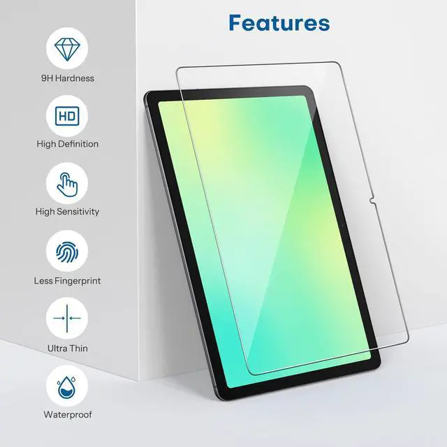 Alt view image 5 of 7 - 3 Pack Screen Protector for Samsung Galaxy Tab A11 Plus (A11+)/A9 Plus (A9+) 5G 11 Inch 2025/2023, Case Friendly Tempered Glass Tablet Film, Anti Scratch, (SM-X230/X235/X236B/X210/X216/X218)