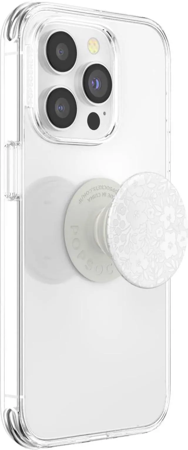 Alt view image 2 of 7 - Adhesive Phone Grip, Holder, Phone Stand, Flower - Blanc Fresh