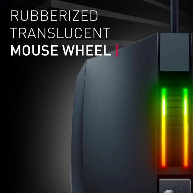 Alt view image 7 of 7 - MC 2.1 Wired Gaming Mouse RGB Lighting with Programmable Buttons and User Profiles. Fits in Your Hand. Right Handed. 5000 DPI Pixart Sensor. Black