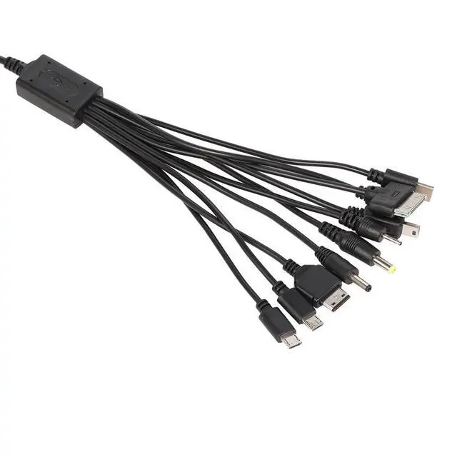 Alt view image 2 of 6 - Cutwif 10 in 1 Multi Charging Cable, Universal Multiple Charging Cord Cable with 10 Ports for Cell Phones Speaker MP3 MP4 & More