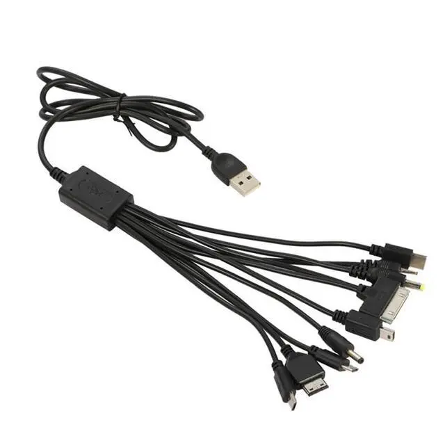 Alt view image 6 of 6 - Cutwif 10 in 1 Multi Charging Cable, Universal Multiple Charging Cord Cable with 10 Ports for Cell Phones Speaker MP3 MP4 & More
