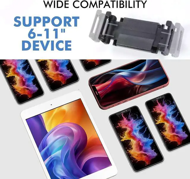 Alt view image 4 of 7 - Car Headrest Tablet Holder for BMW X5 X6 G05 G06 G60 G45, Car Back Seat Mount, Gifts Road Trip Essentials for Kids, for 6-11" Device Like iPad Pro, Air, Mini, Galaxy Tab