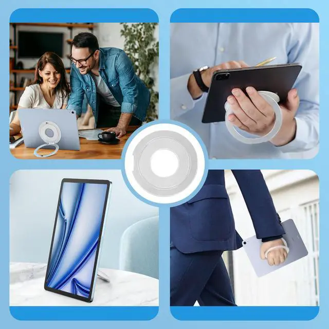 Alt view image 5 of 7 - Universal Tablet Mount Holder Stand for iPad Pro Air Mini, Silver