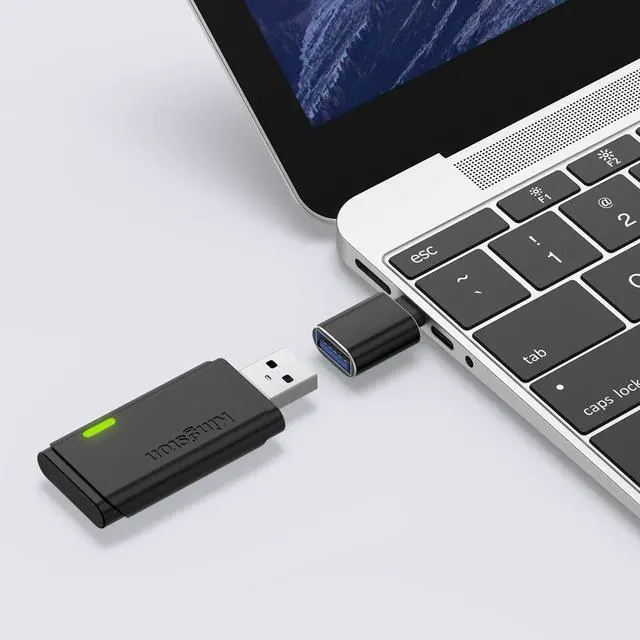 Alt view image 7 of 7 - 6 Pack USB C to USB Adapter, USB Type C Male to USB A 3.0 Female OTG Adapter for iPhone 17 16 15 Pro Max, MacBook Pro, Flash Thumb Drive, iPad, Samsung Galaxy, XPS and More Type C Device (Black)