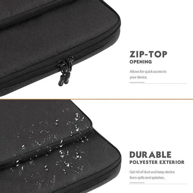 Alt view image 5 of 7 - 10-13 Inch Tablet Sleeve Bag Carrying Case with Multiple Pockets